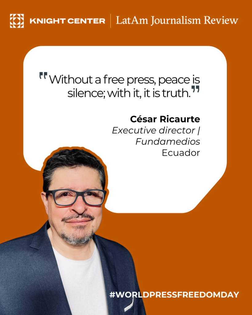 Person in glasses in front of quote